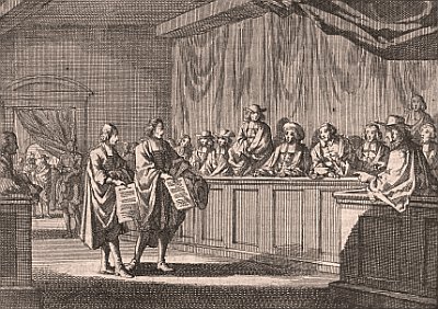 Die reformierten Prediger Gillis u Courdil konvertieren in Anjou 1681