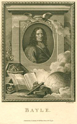 Bayle, Pierre<br>1647-1706<br>reformierter Philosoph, Kupferstich