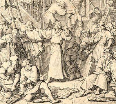 Luther bremst die Bilderstürmer<br />aus J. Kruse - Luthers Leben