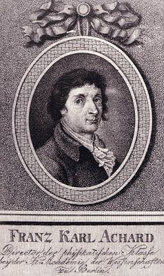 Achard, François Charles<br>1753-1821<br>Zuckerrübenanbau und Erfinder