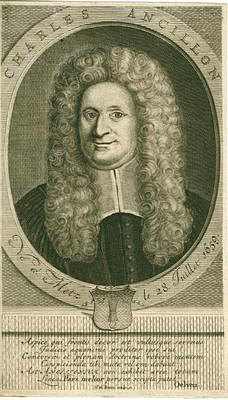 Ancillon, Charles<br>1659-1715<br>Berliner Diplomat, Kupferstich 
