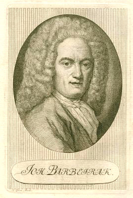 Barbeyrac, Jean<br>1674-1744<br>frz.-ref. Pfarrer u. Philosoph in Berlin
