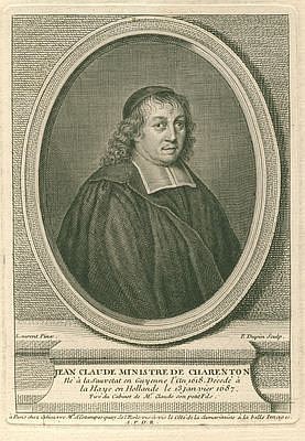 Claude, Jean<br>1618-1687<br>reformierter Pfarrer in Charenton, Kupferstich