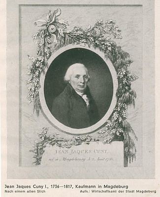 Cuny, Jean Jacques<br>1736-1817<br>Kaufmann in Magdeburg
