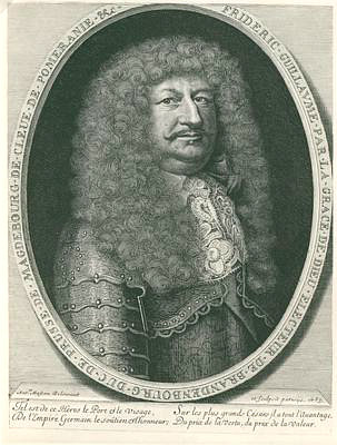 Friedrich Wilhelm der Große Kurfürst von Brandenburg<br>1620-1688<br>Er holte die Hugenotten nach Brandenburg