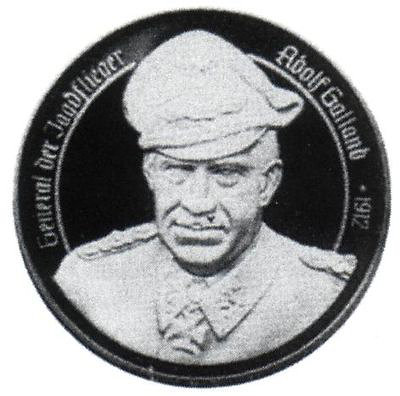 Galland, Adolf<br>1912-1996<br>General der Jagdflieger, Medaille von 1981