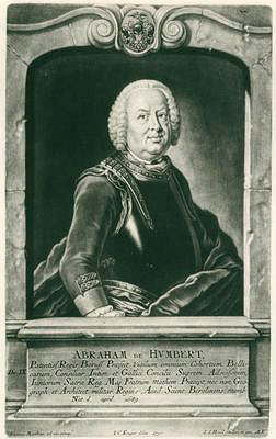 Humbert, Abraham<br>1689-1761<br>Mathematiker und Ingenieur hugenottischer Abstammung in Berlin, Kupferstich