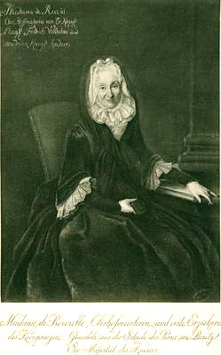 Rocoulle, Marthe de<br>1659-1741<br>Hugenottin, Kinderfrau von Friedrich dem Großen
