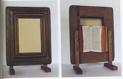 Versteckspiegel für Bibel und Psalmbuch<br>aus den Cevennen, 17.-18. Jahrhundert
